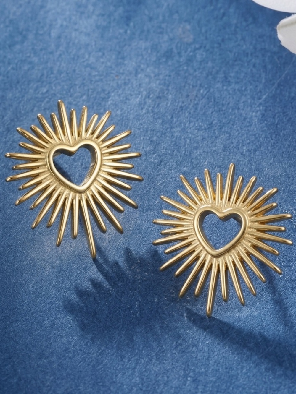 Radiant Sacred Heart~ of Jesus Immaculate Mary Burst Explode Catholic Steel Stud